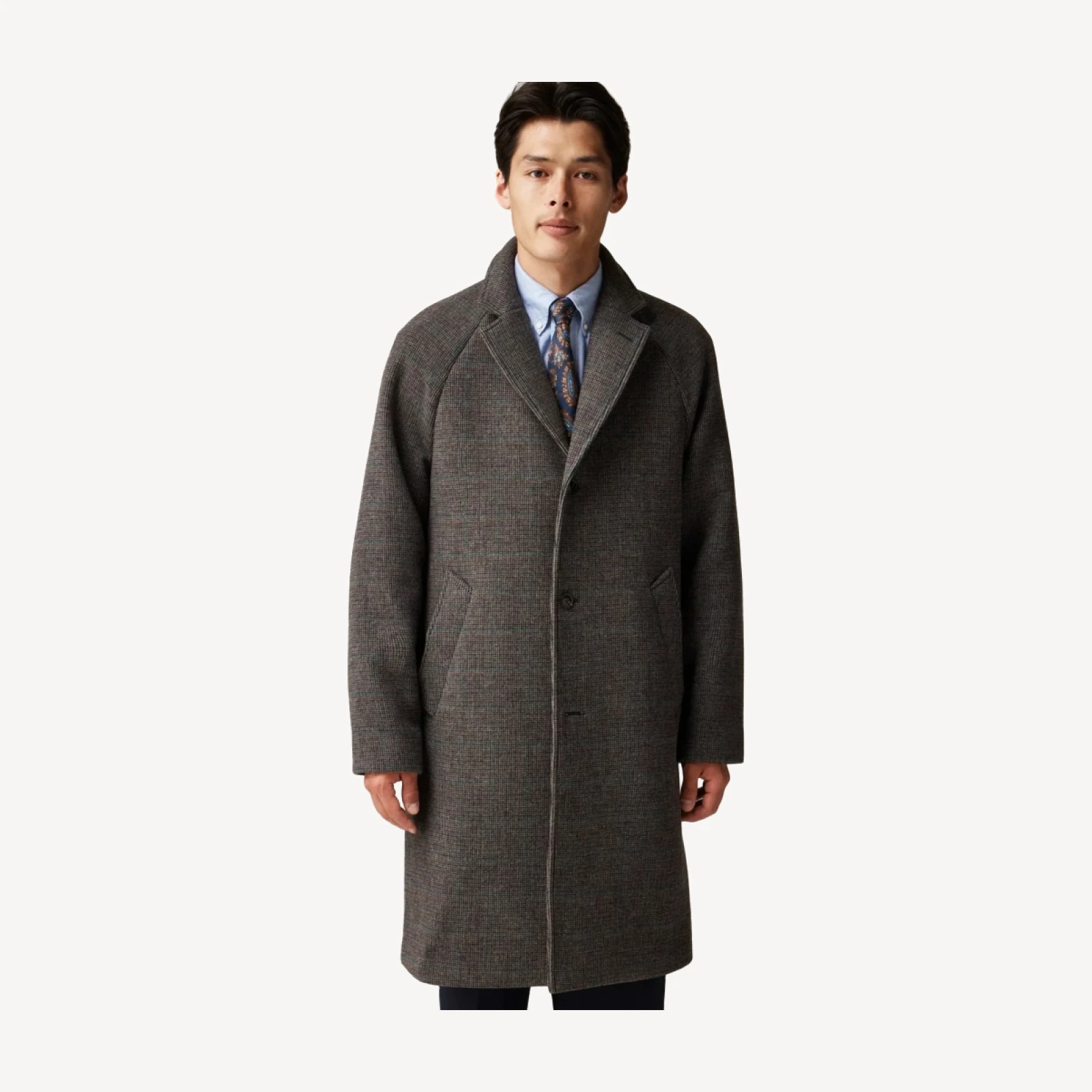 Rivington topcoat in wool blend