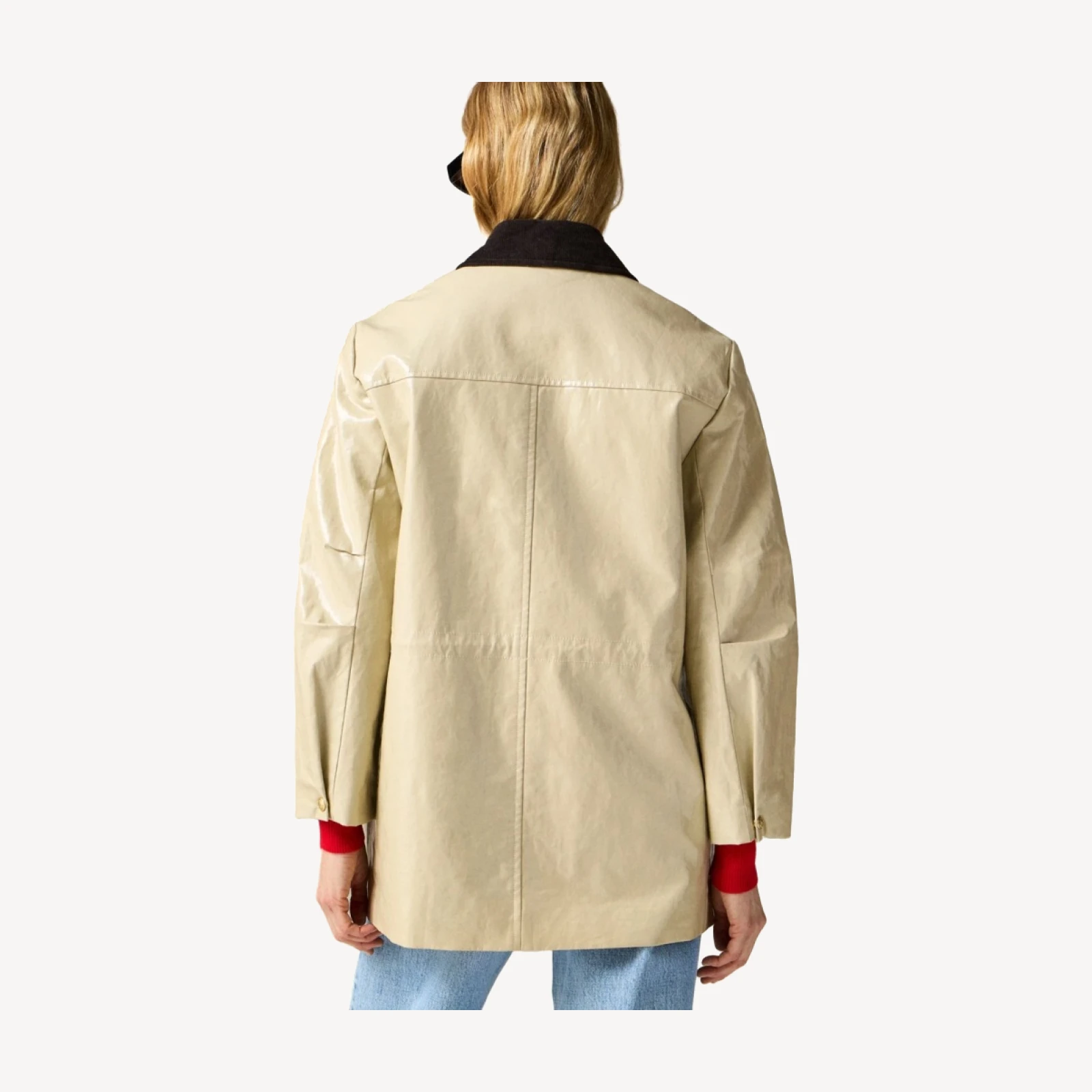 Collection Barn Jacket™ in laminated linen