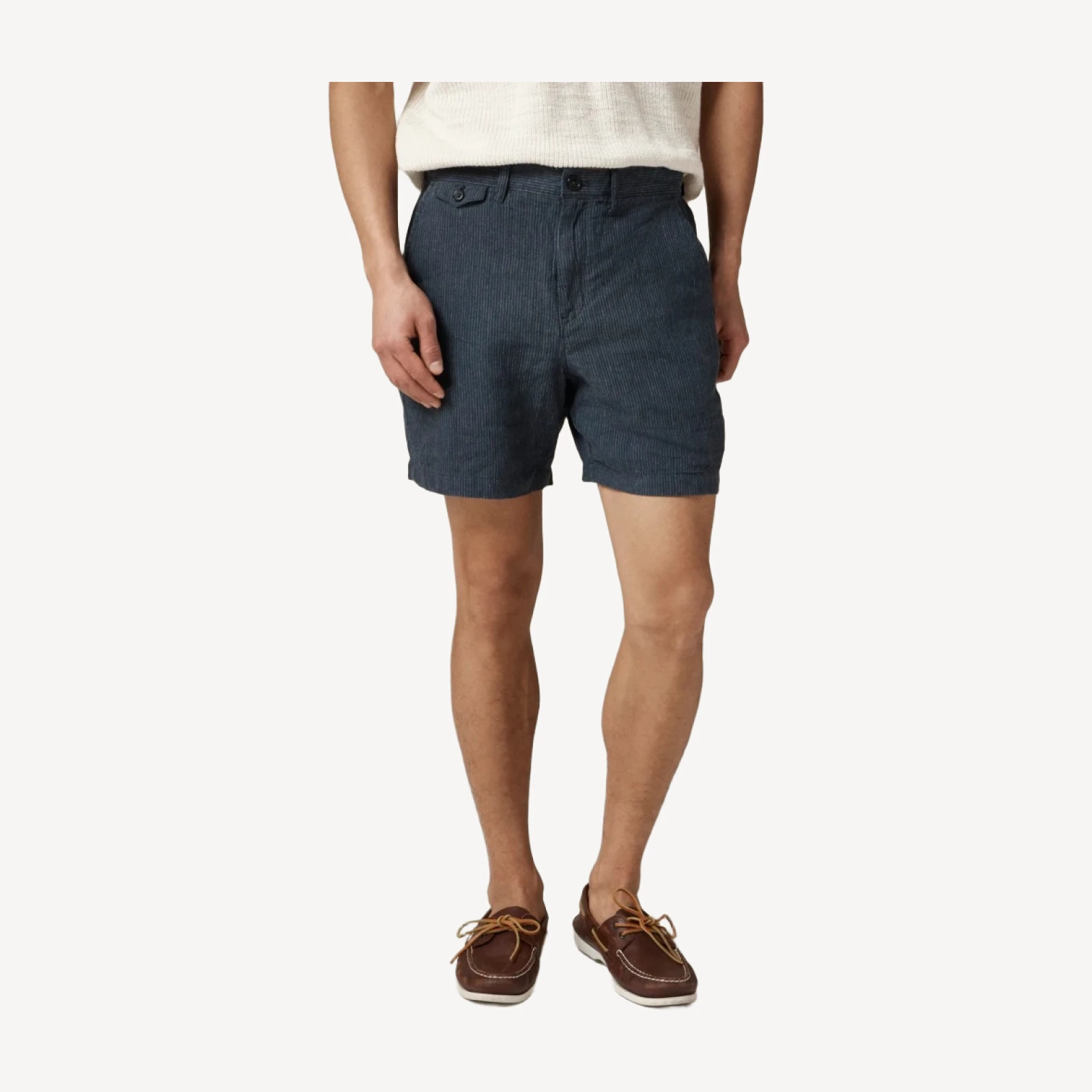 7" linen short