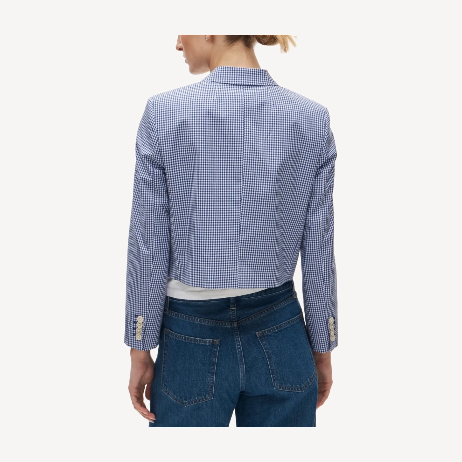 Lenore lady blazer in taffeta gingham
