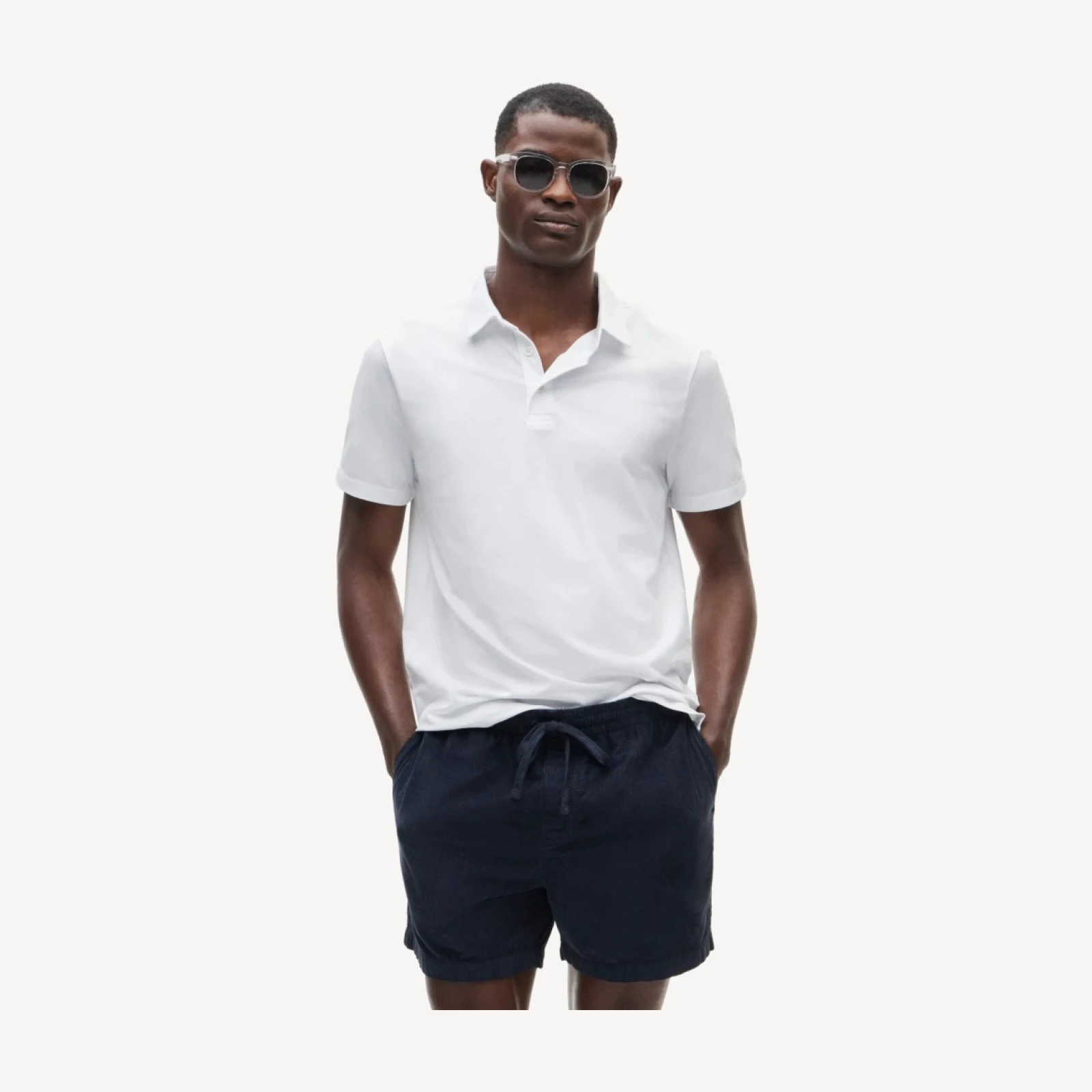 Performance piqué polo shirt