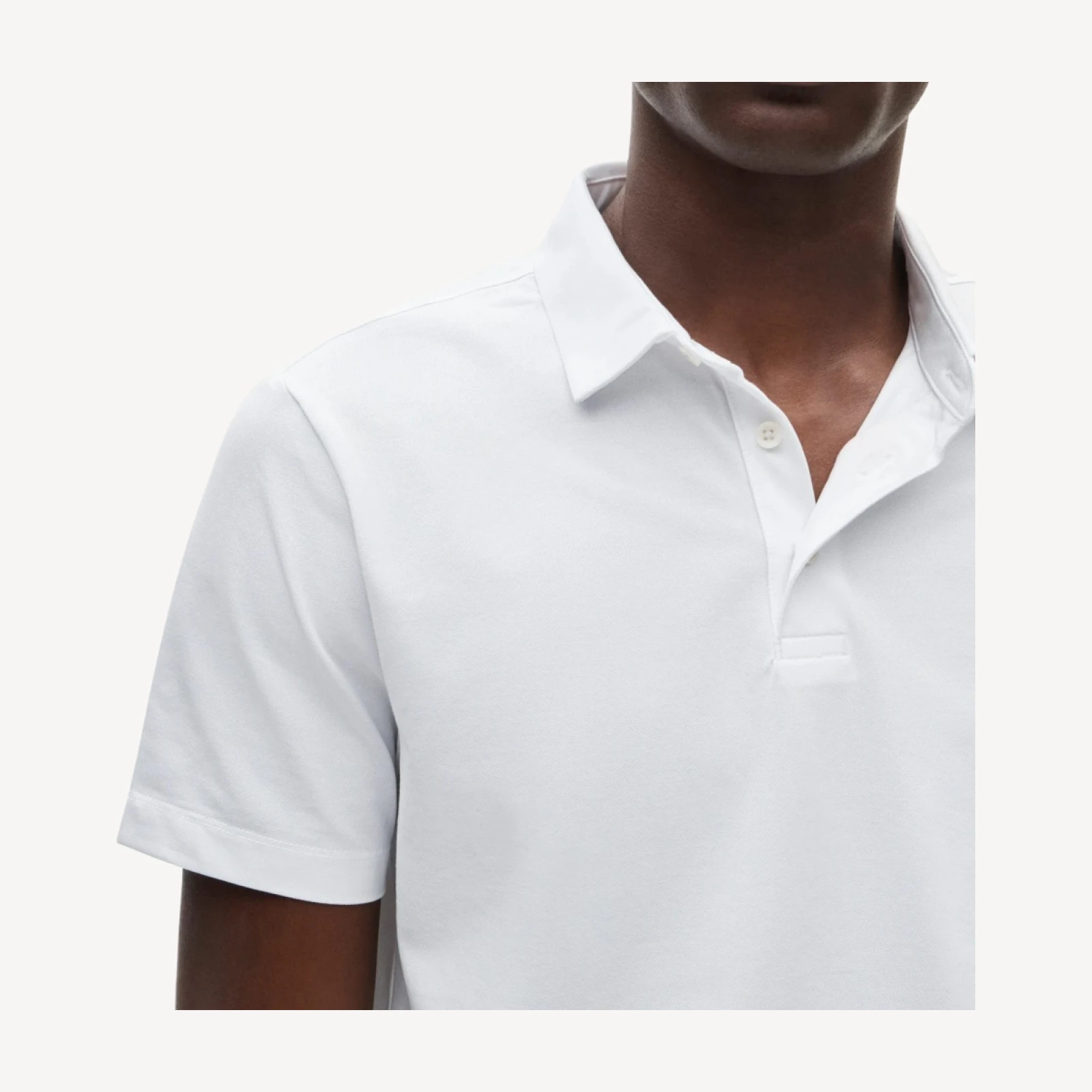 Performance piqué polo shirt