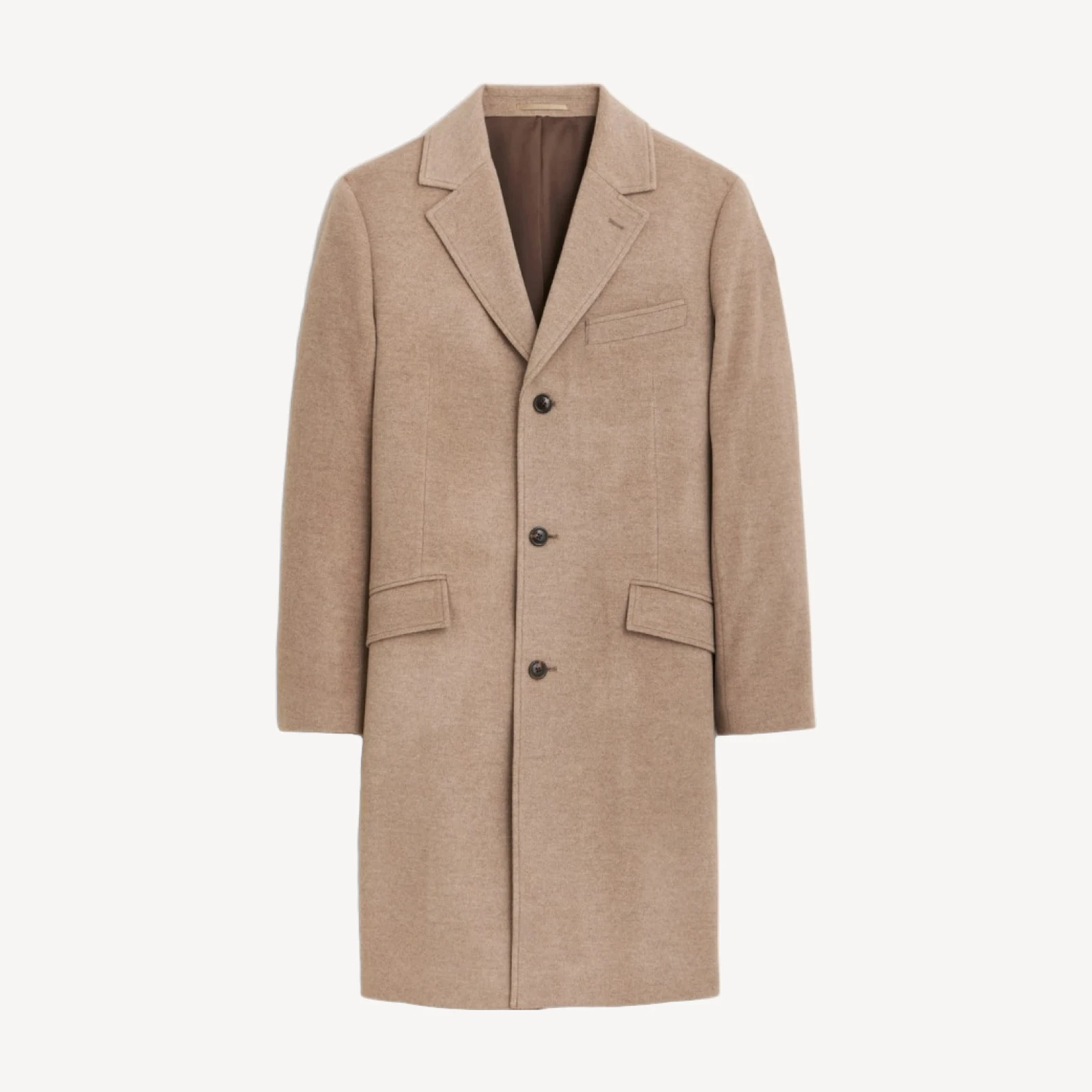 Rivington topcoat in Italian wool blend