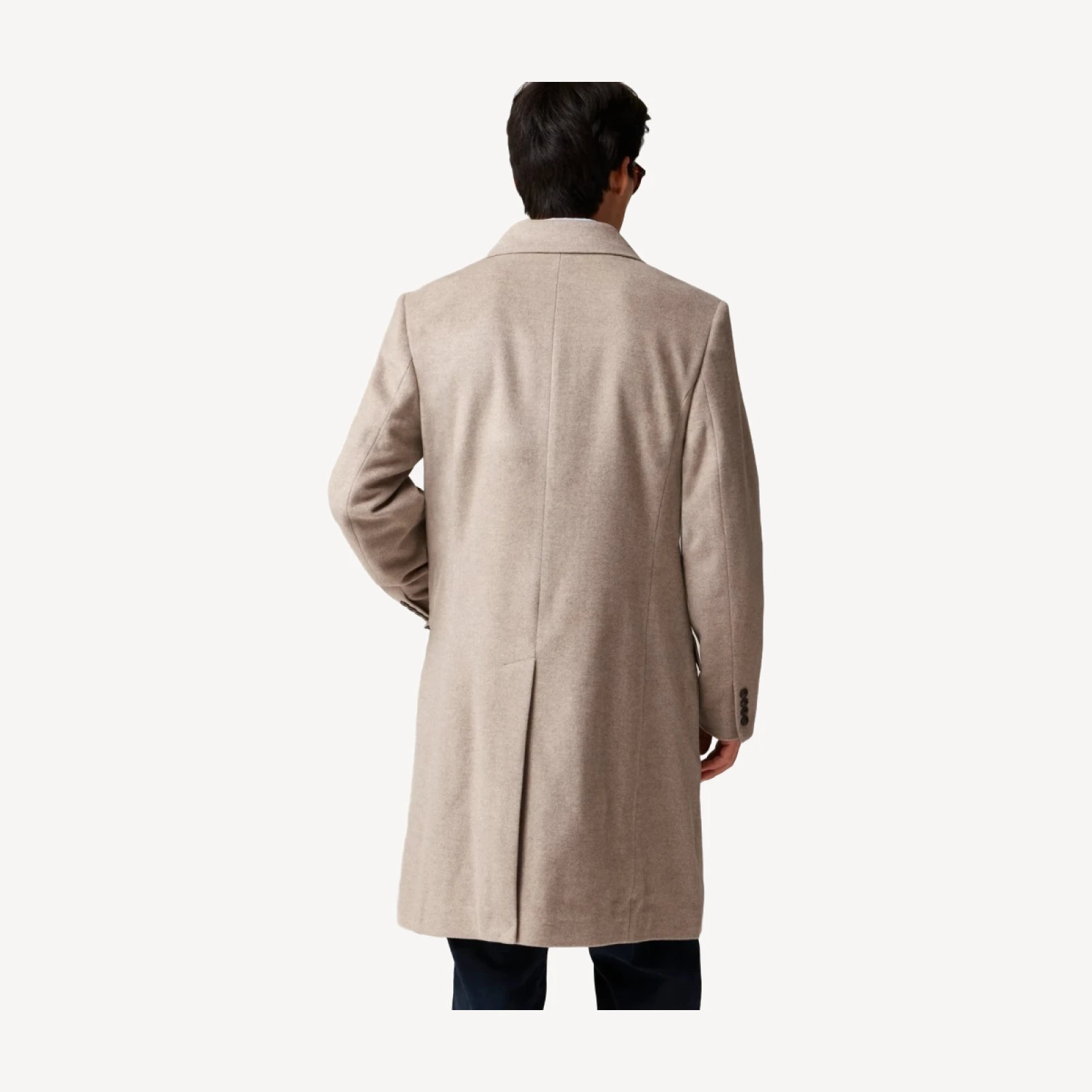 Rivington topcoat in Italian wool blend