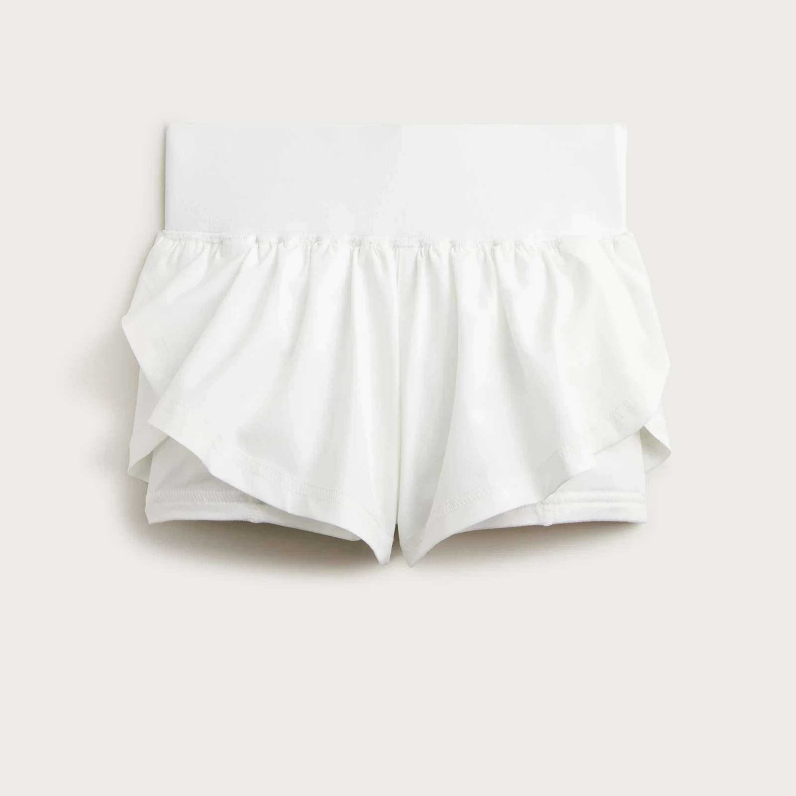Girls' flutter short in performance jersey
