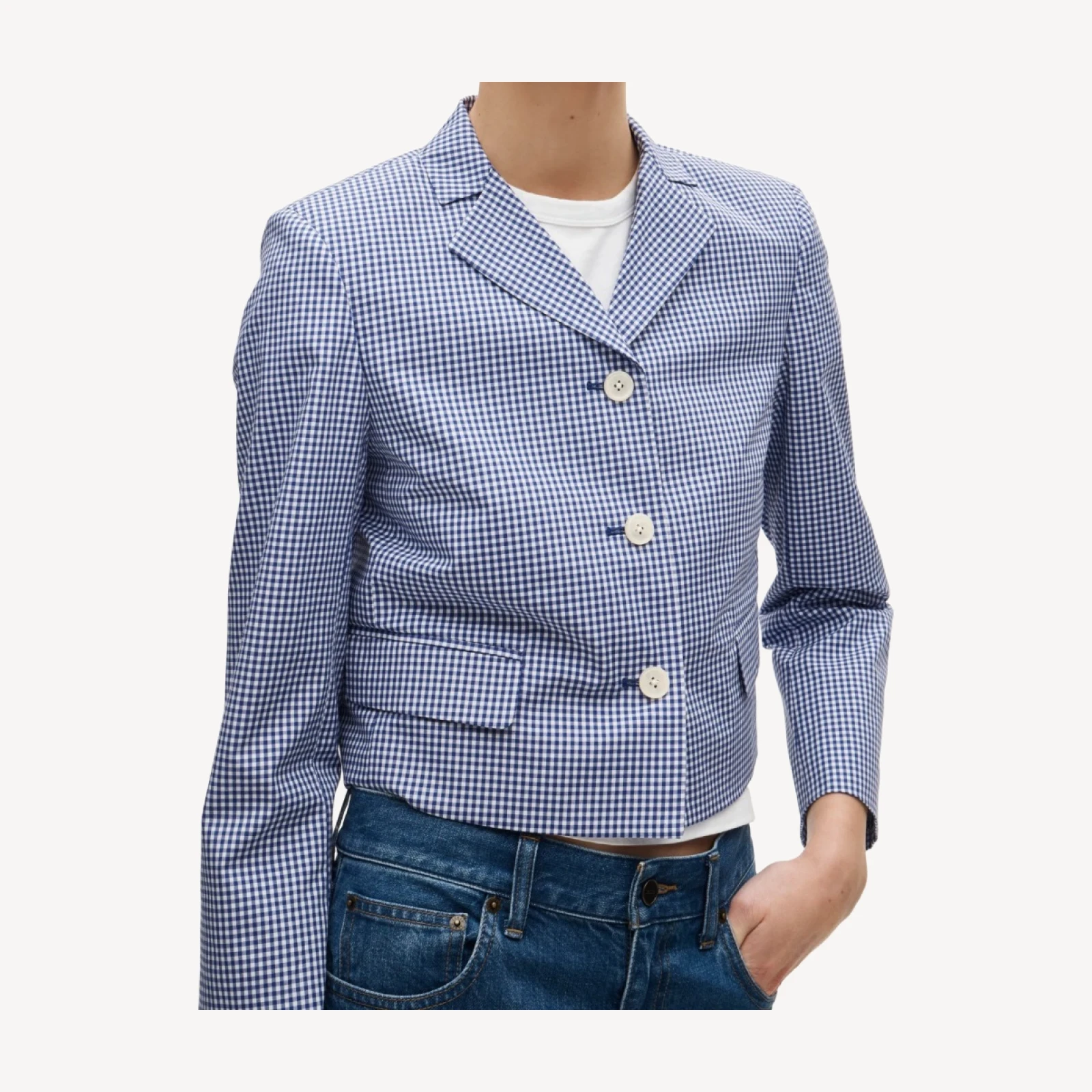 Lenore lady blazer in taffeta gingham