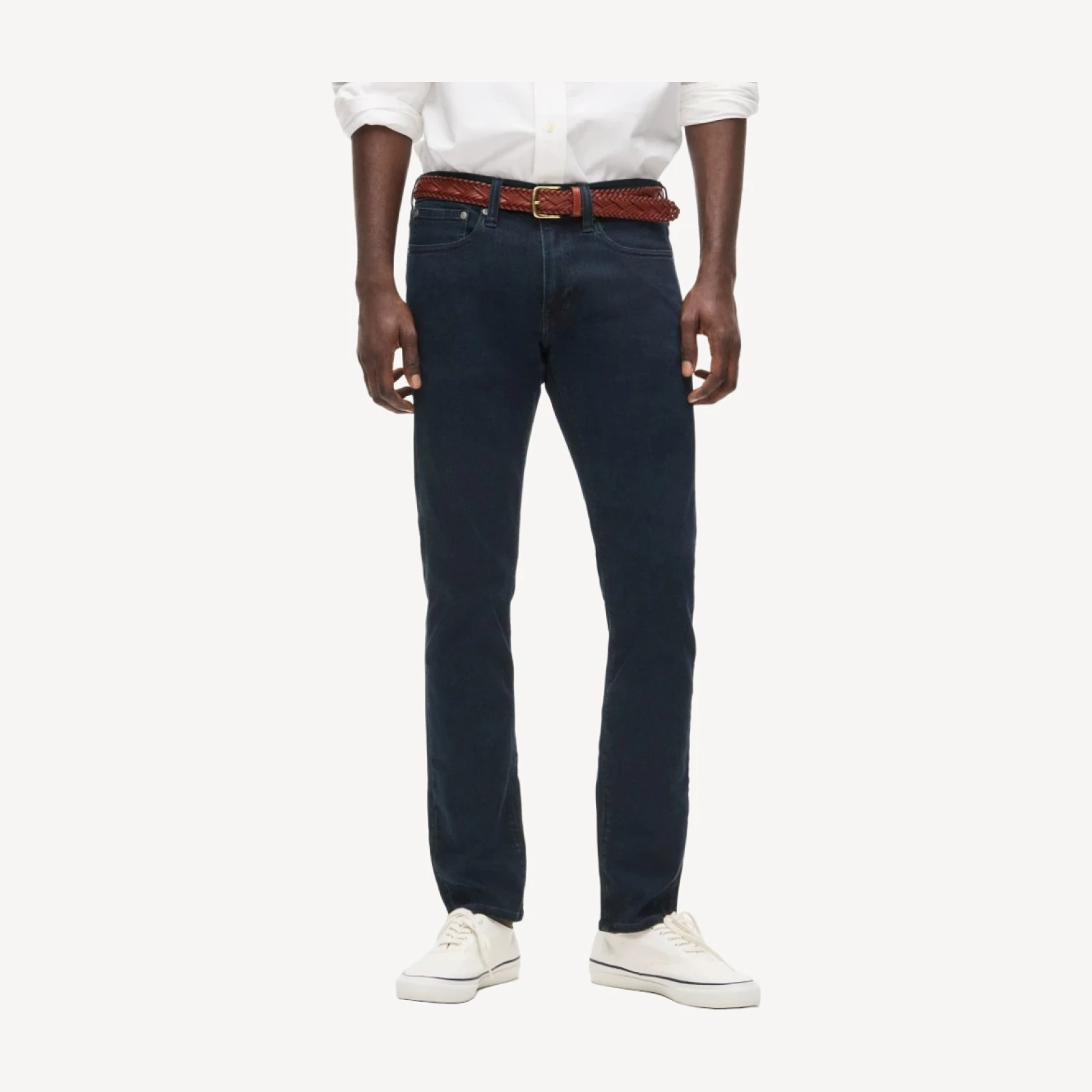 484 Slim-fit stretch jean in deep lake wash
