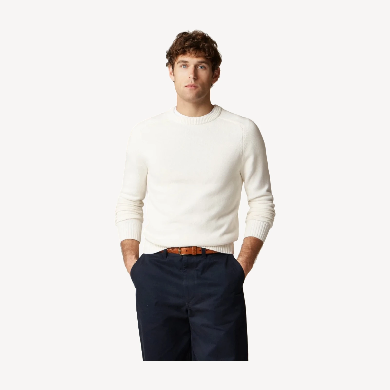 Heritage cotton crewneck sweater