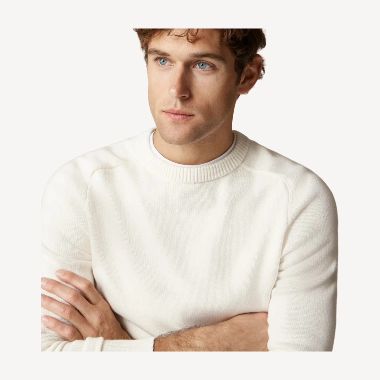 Heritage cotton crewneck sweater