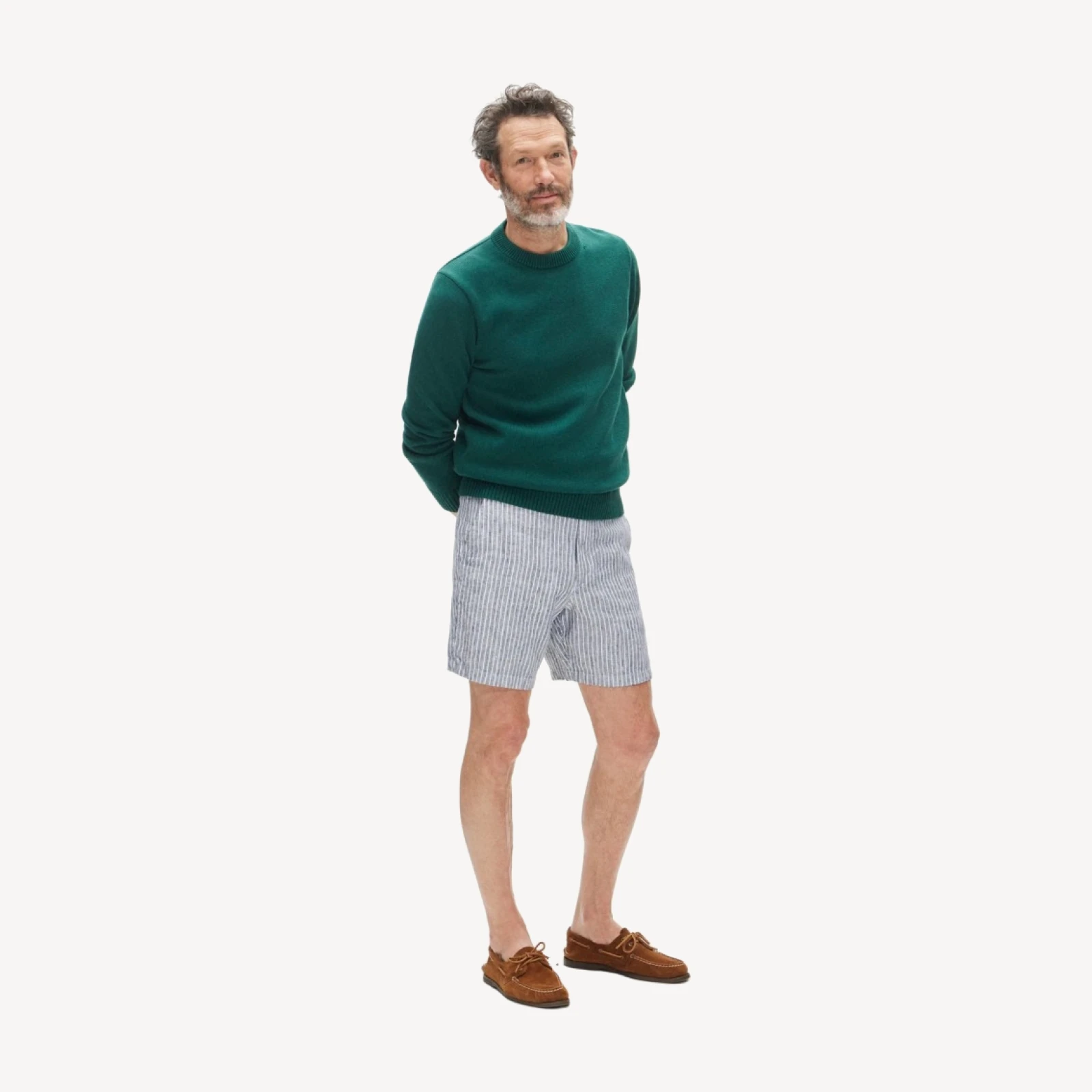7" linen short