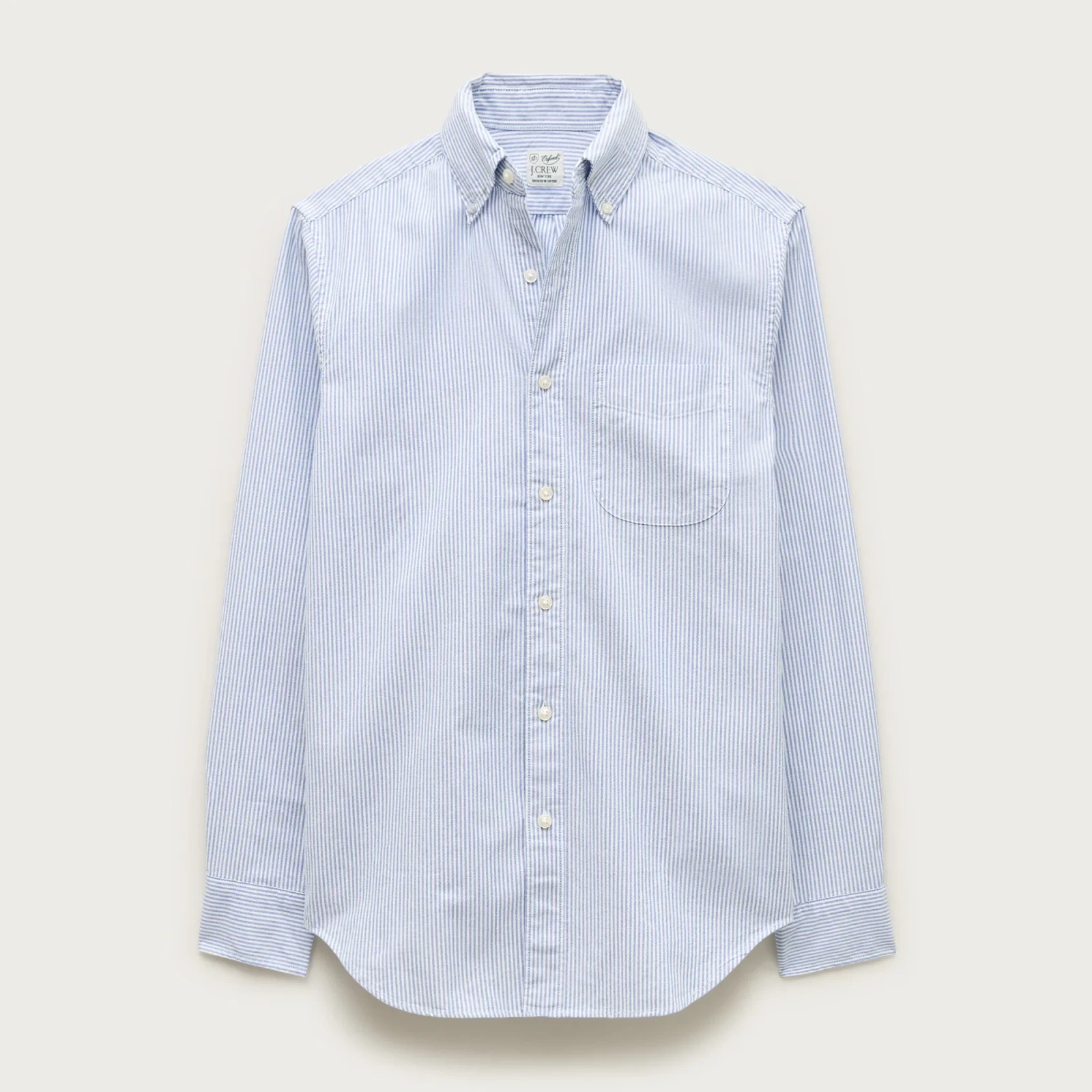 Broken-in organic cotton oxford shirt