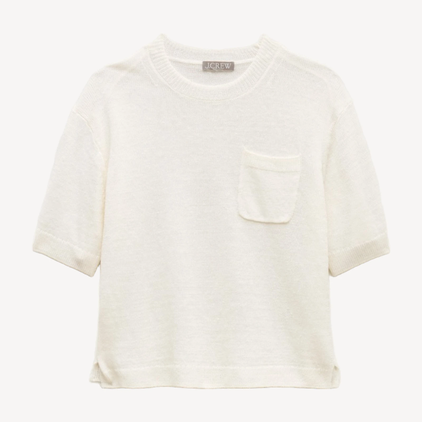 Relaxed pocket sweater-tee