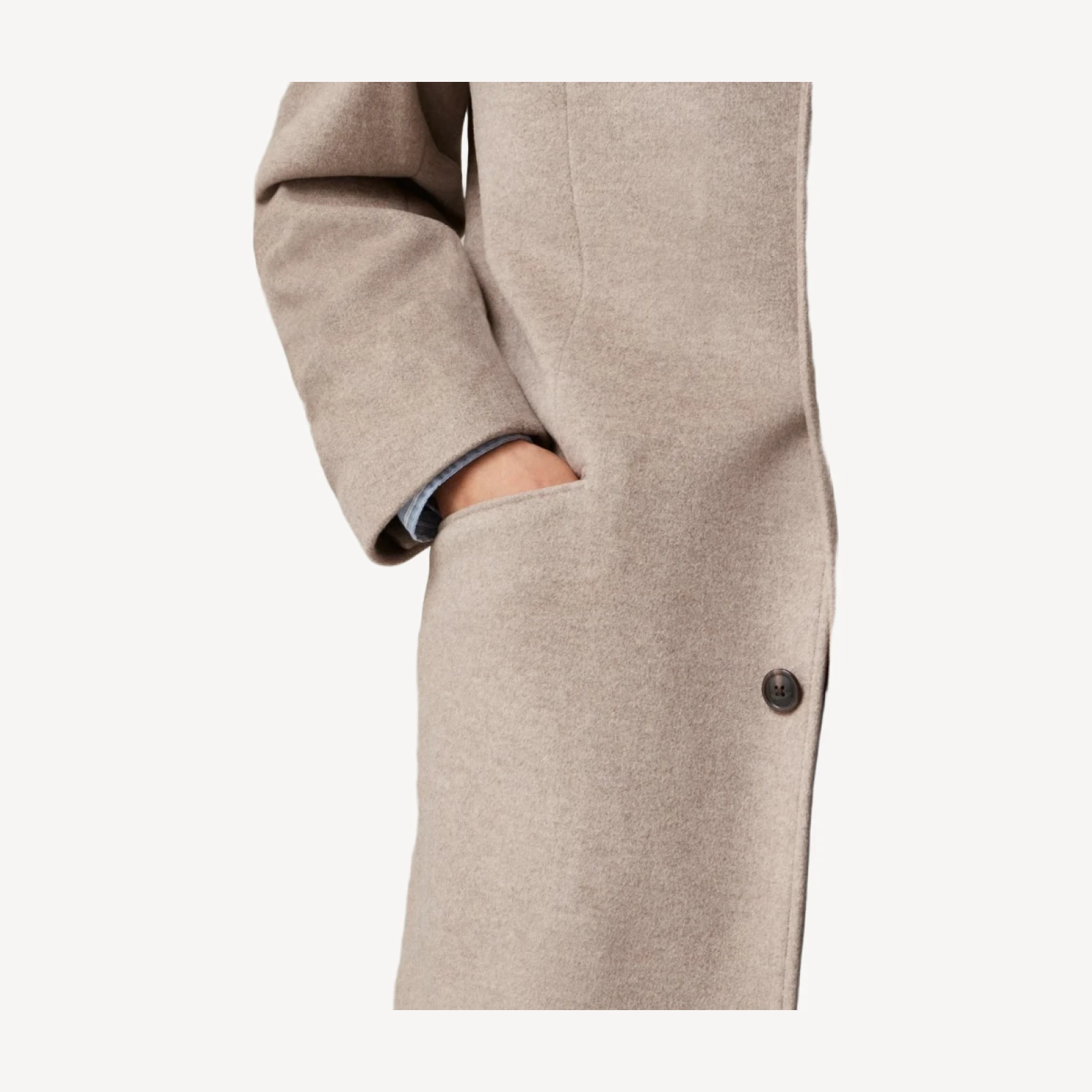 Rivington topcoat in Italian wool blend