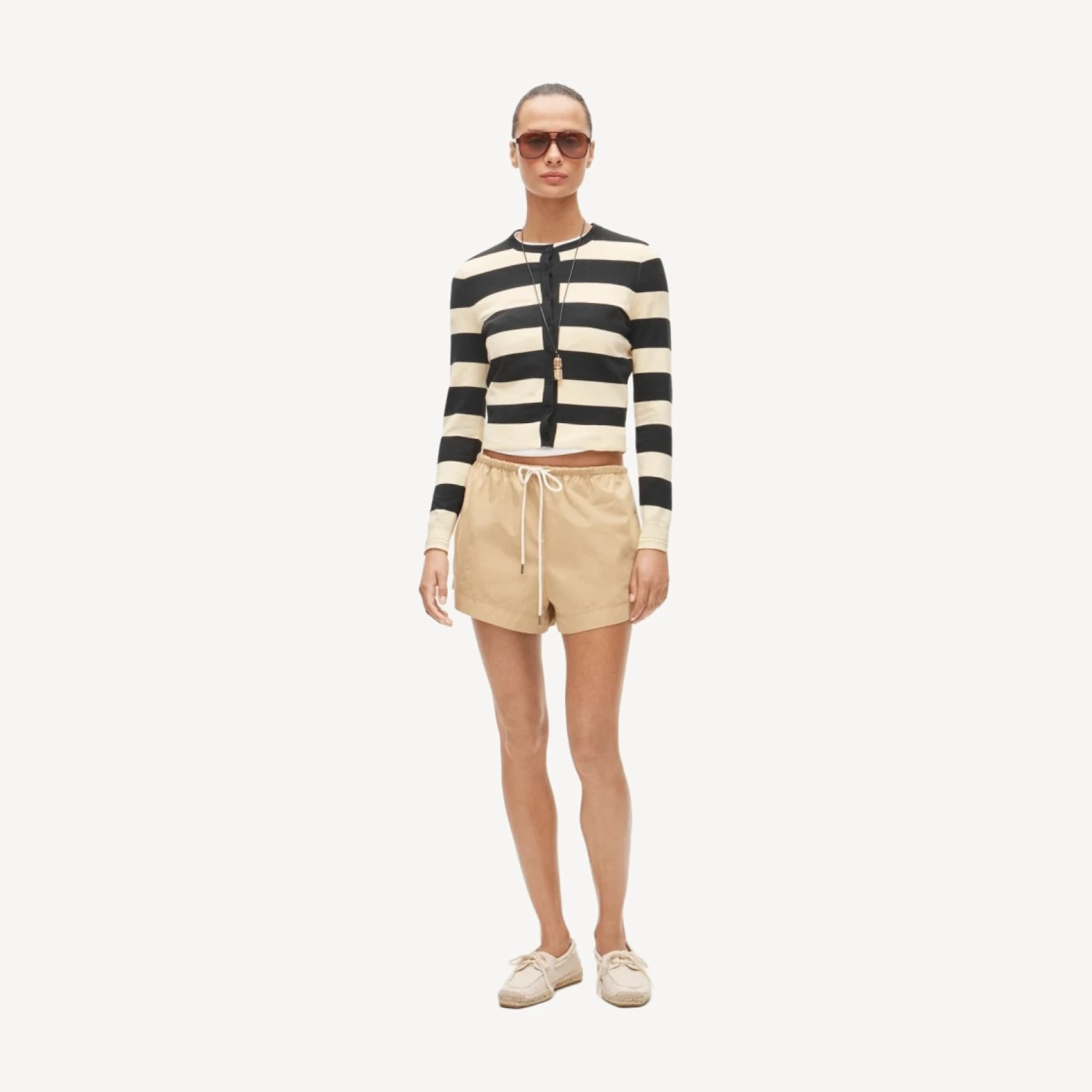 Jackie cardigan in stripe