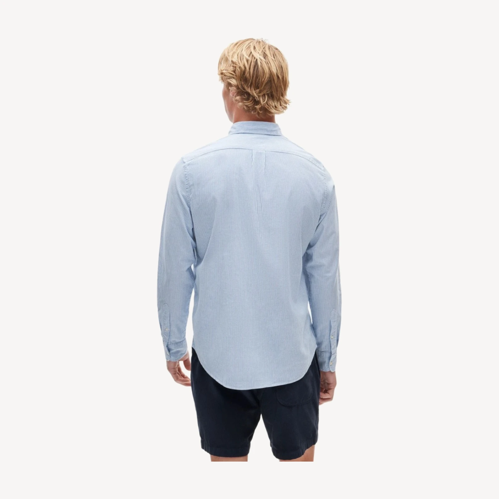 Broken-in organic cotton oxford shirt