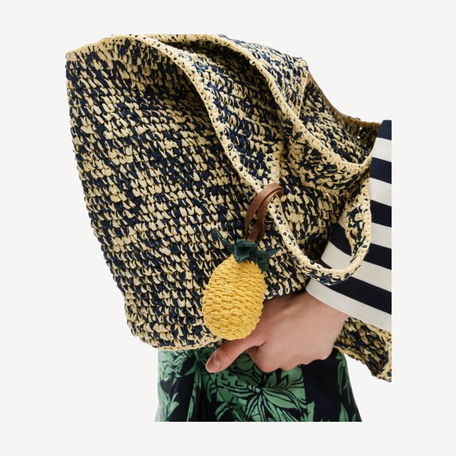 Pineapple bag charm