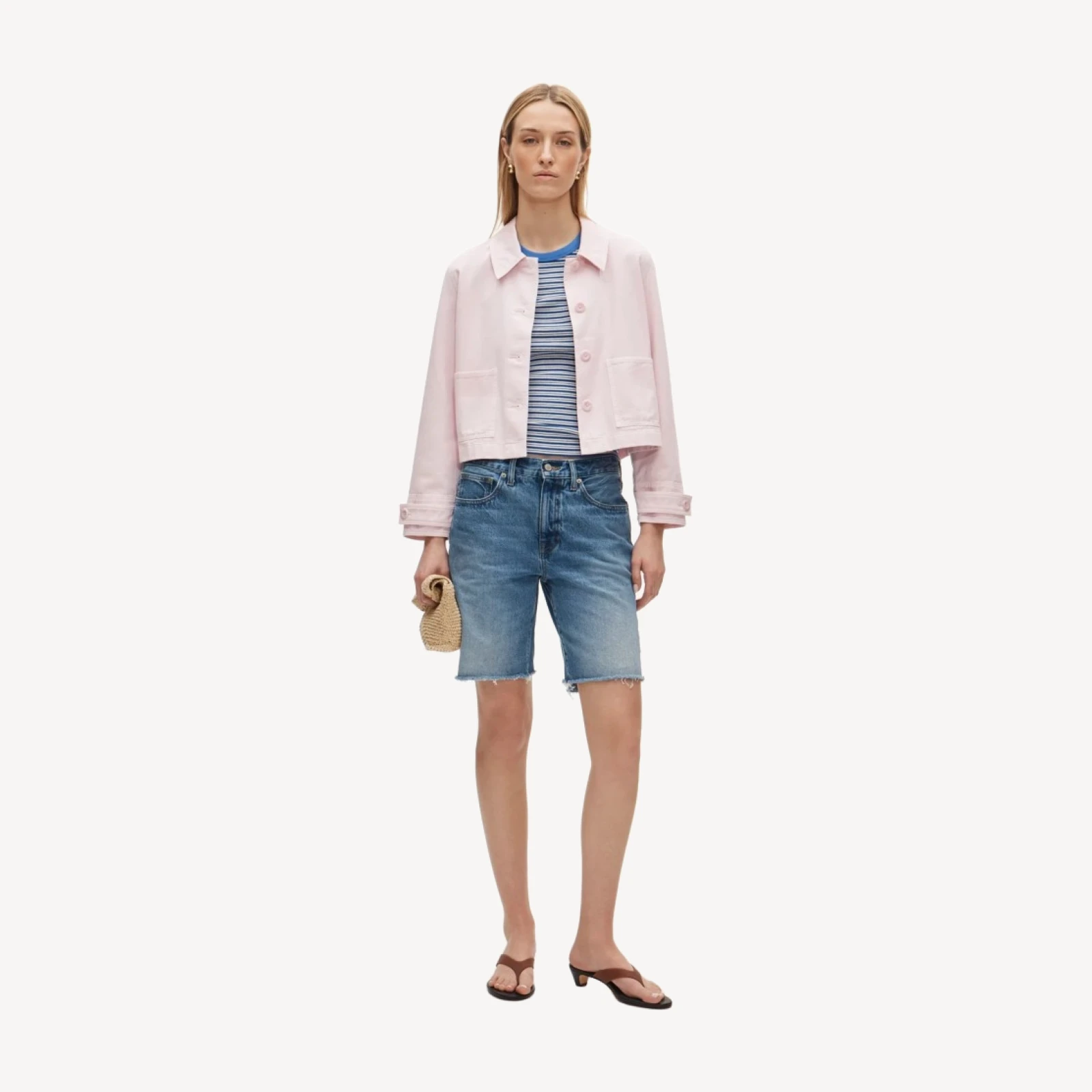 Women's cropped Barn Jacket™ in cotton twill