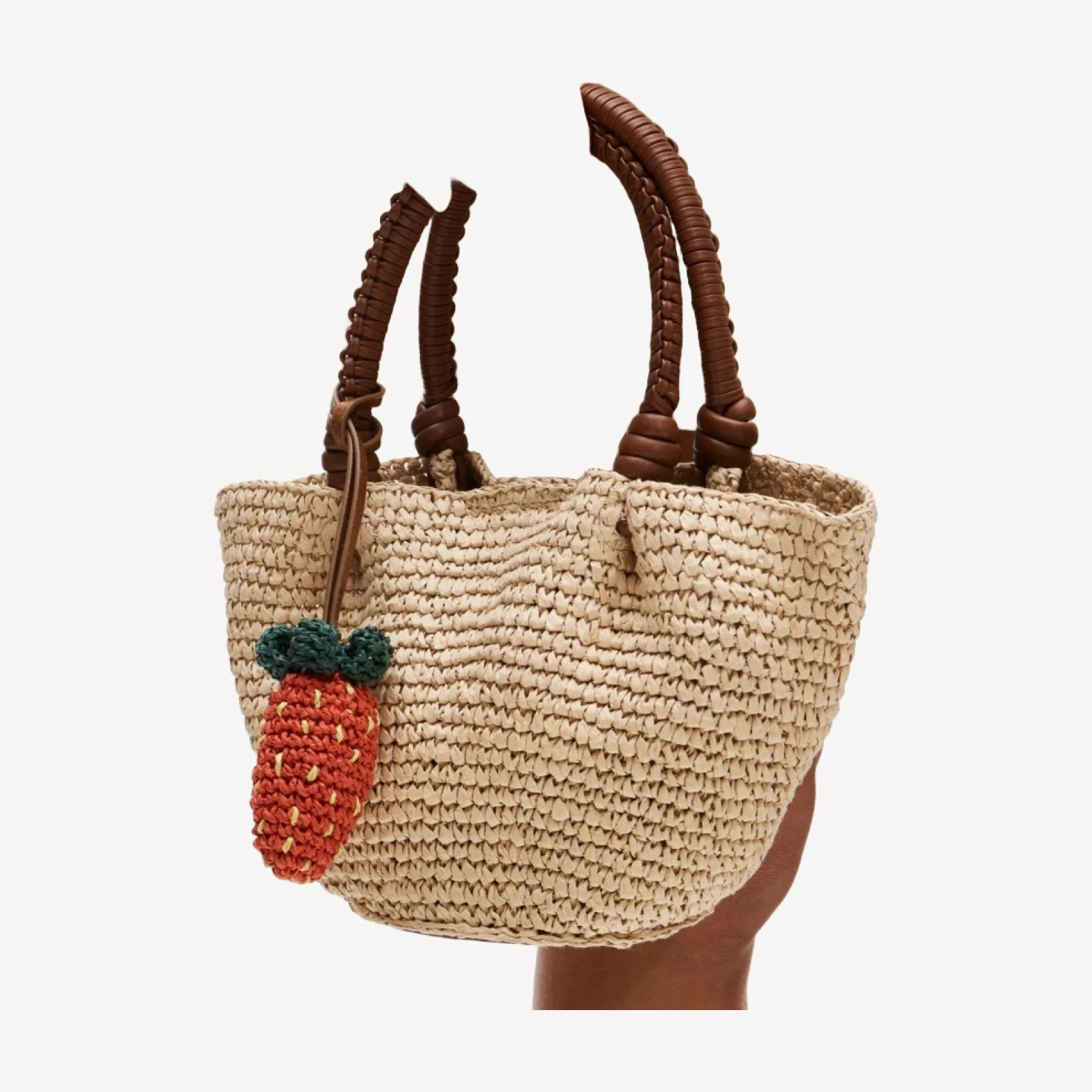 Strawberry bag charm