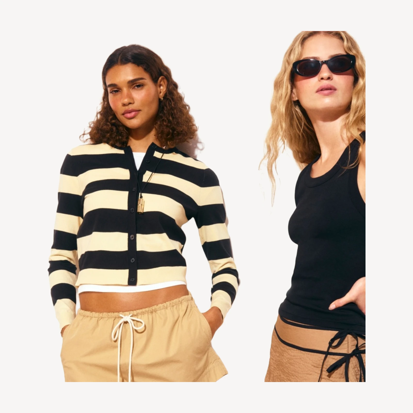 Jackie cardigan in stripe