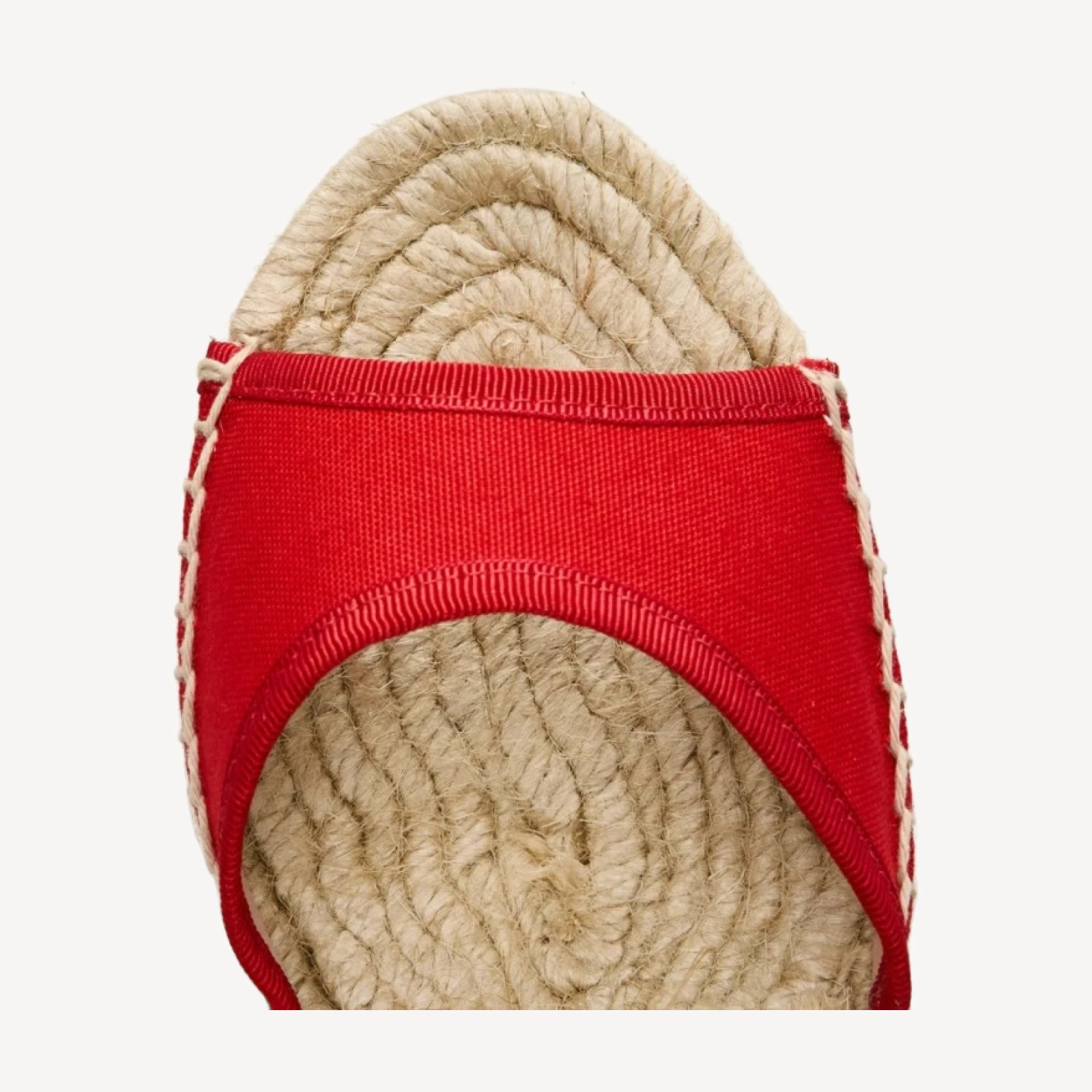 Made-in-Spain espadrille wedges with piping