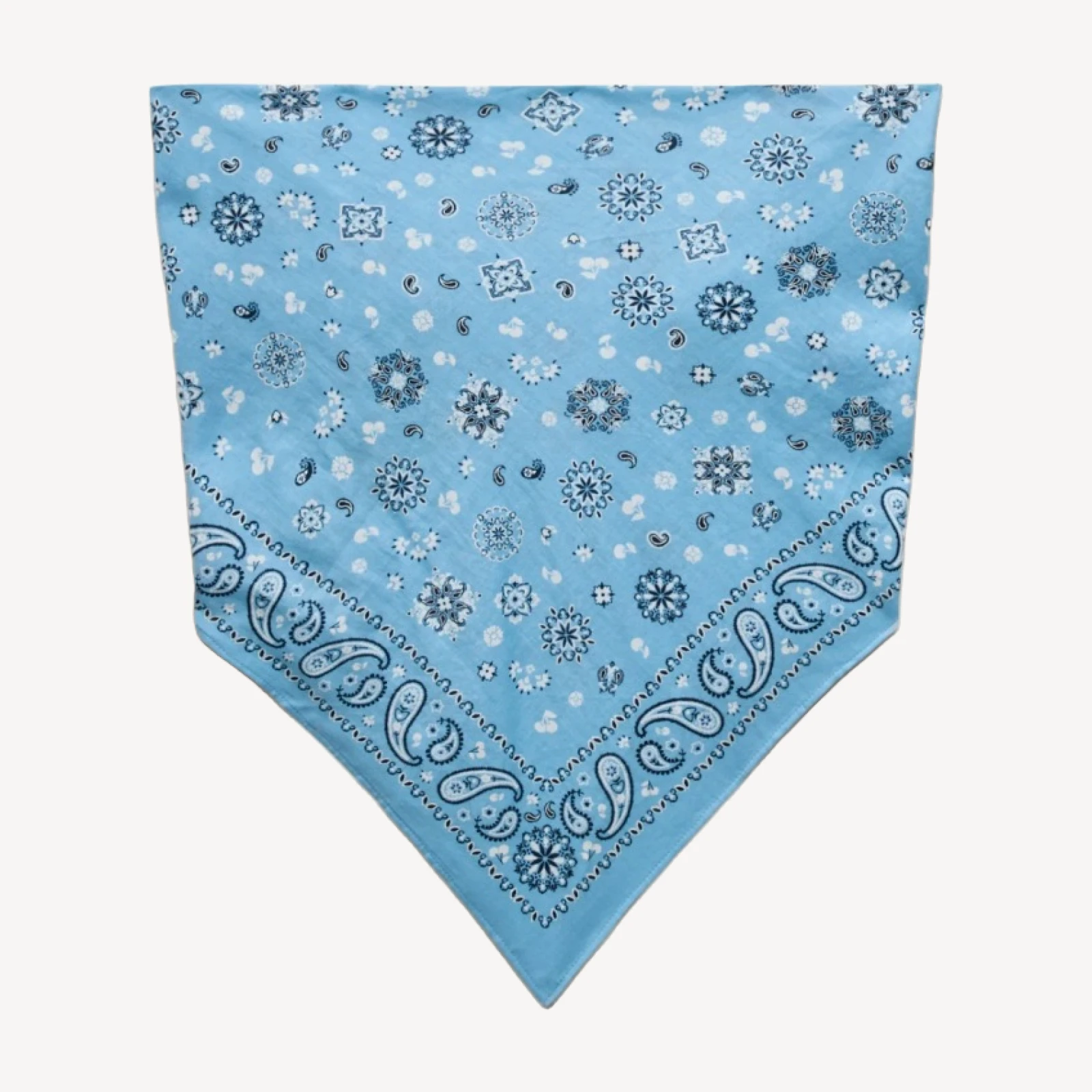 Cotton voile bandana top in paisley print