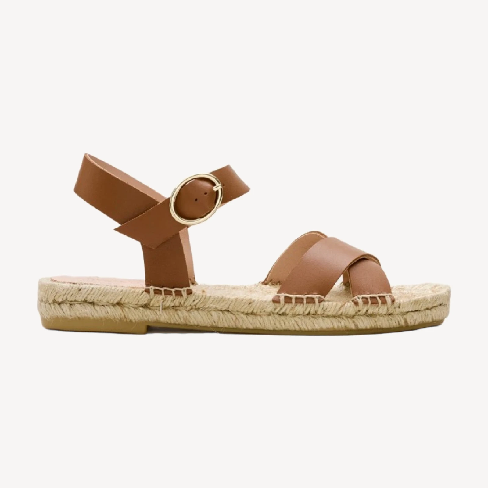 Made-in-Spain platform espadrilles in leather
