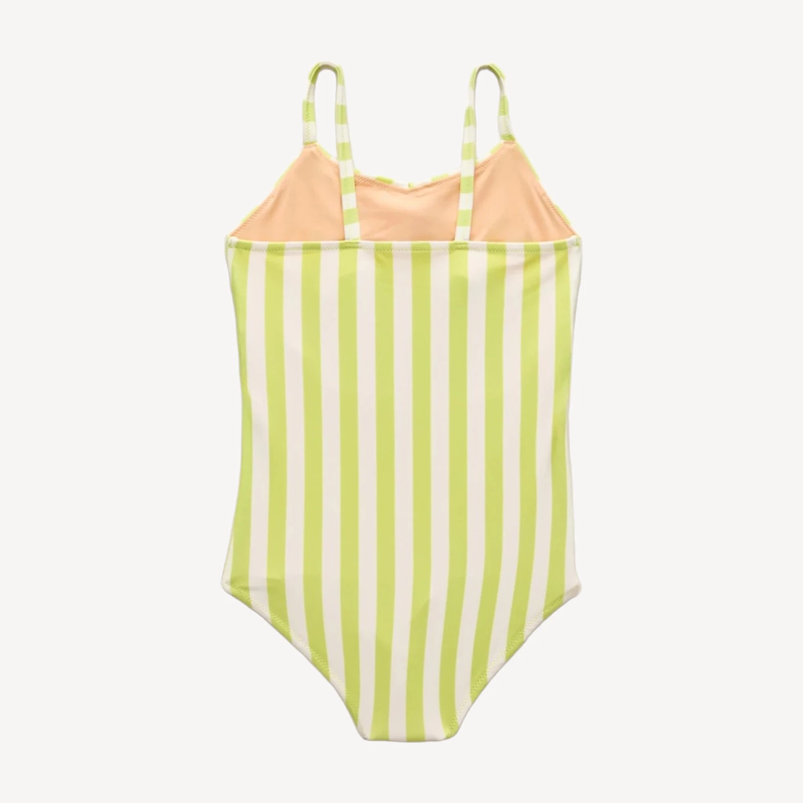 Girls' twist-front one-piece swimsuit