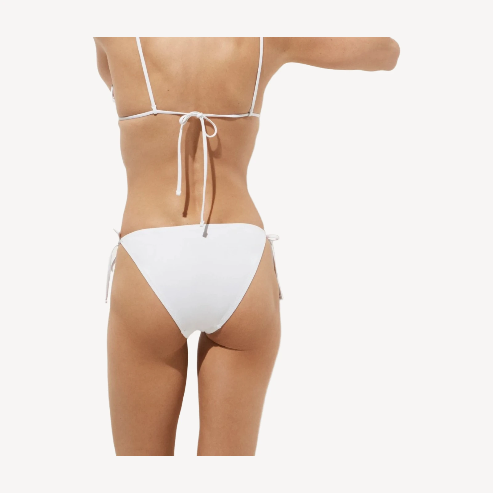 Double-lined hipster string bikini bottom
