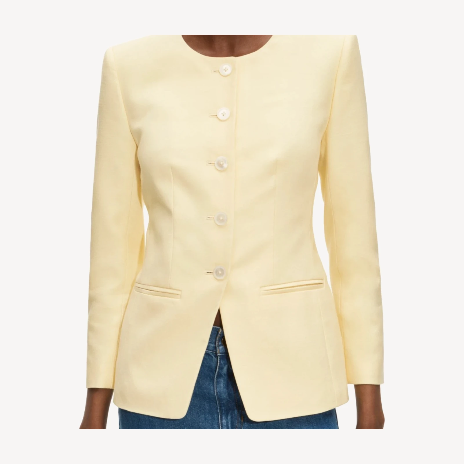 Margeaux lady jacket in Gramercy linen blend