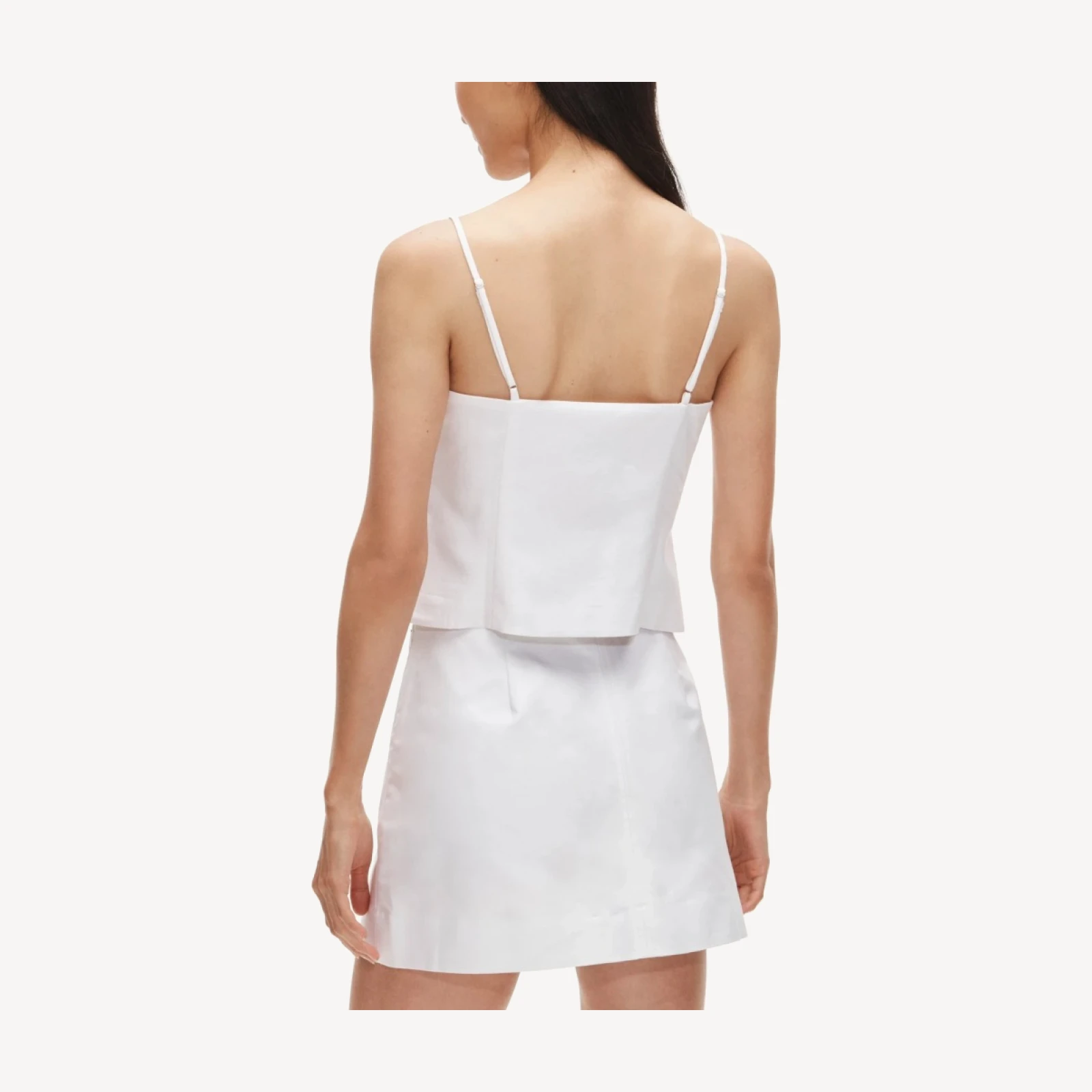 Cami vest button-up top in Gramercy linen blend