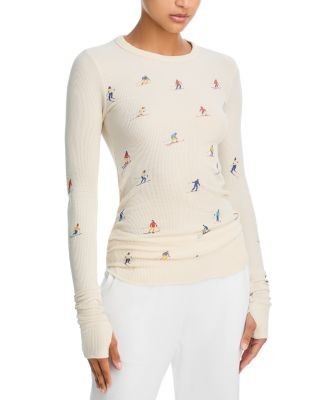 Aqua Alexa Ski Long Sleeve Tee - Exclusive
