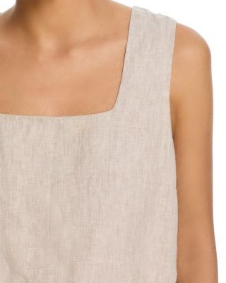 Rails Akira Linen Cropped Top