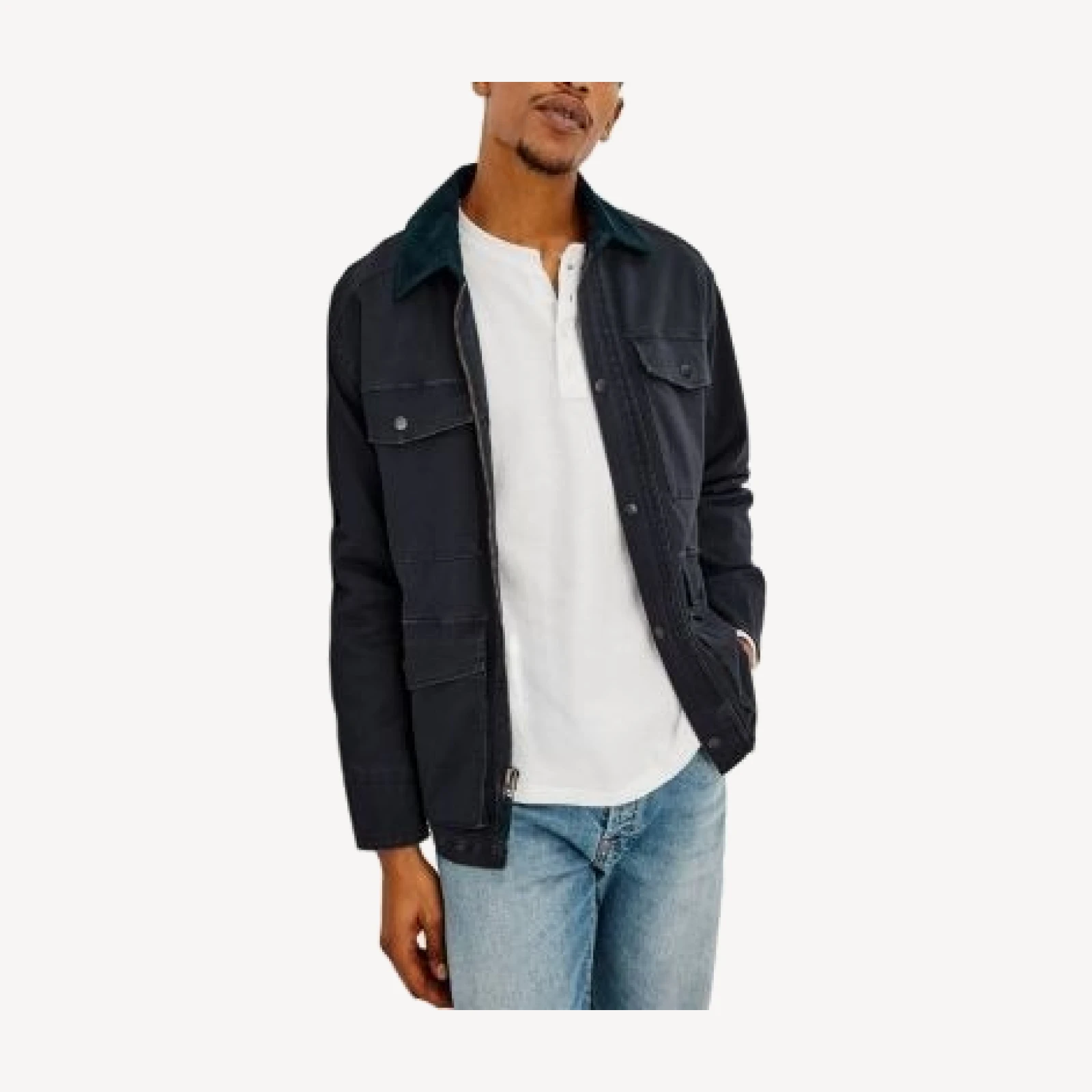 Rails Huntly Zip Cotton Pocket Jacket