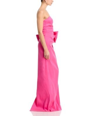 Teri Jon by Rickie Freeman Mikado Strapless Gown