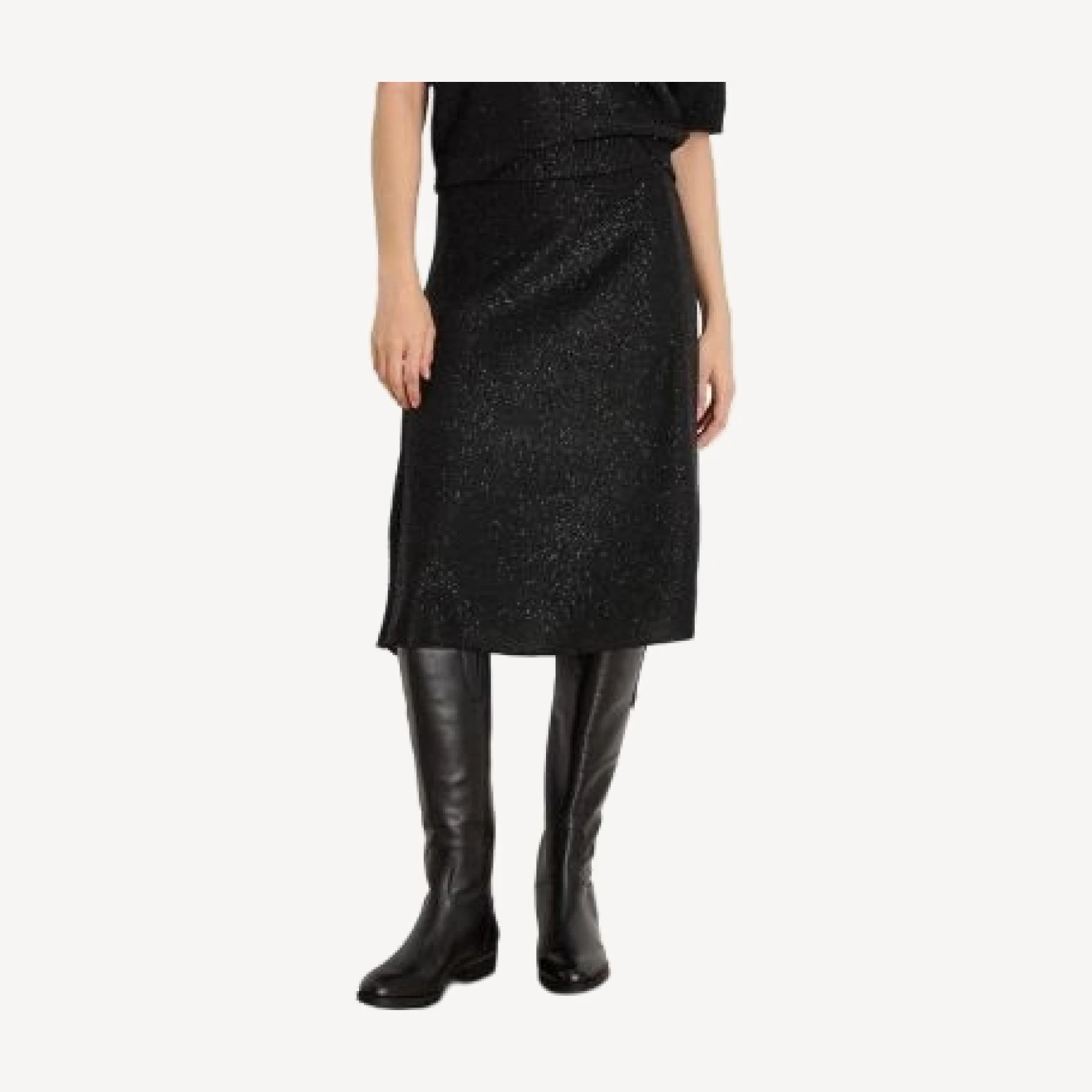 Nic+Zoe Anytime Sequin Knit A Line Skirt