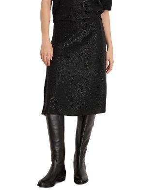 Nic+Zoe Anytime Sequin Knit A Line Skirt