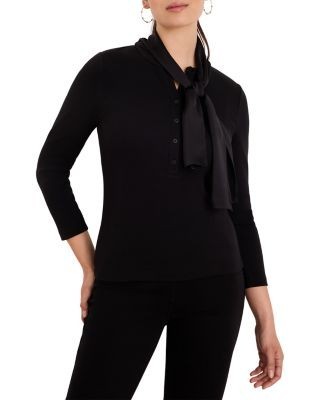 Nic+Zoe Perfect Rib Dandy Tie Top