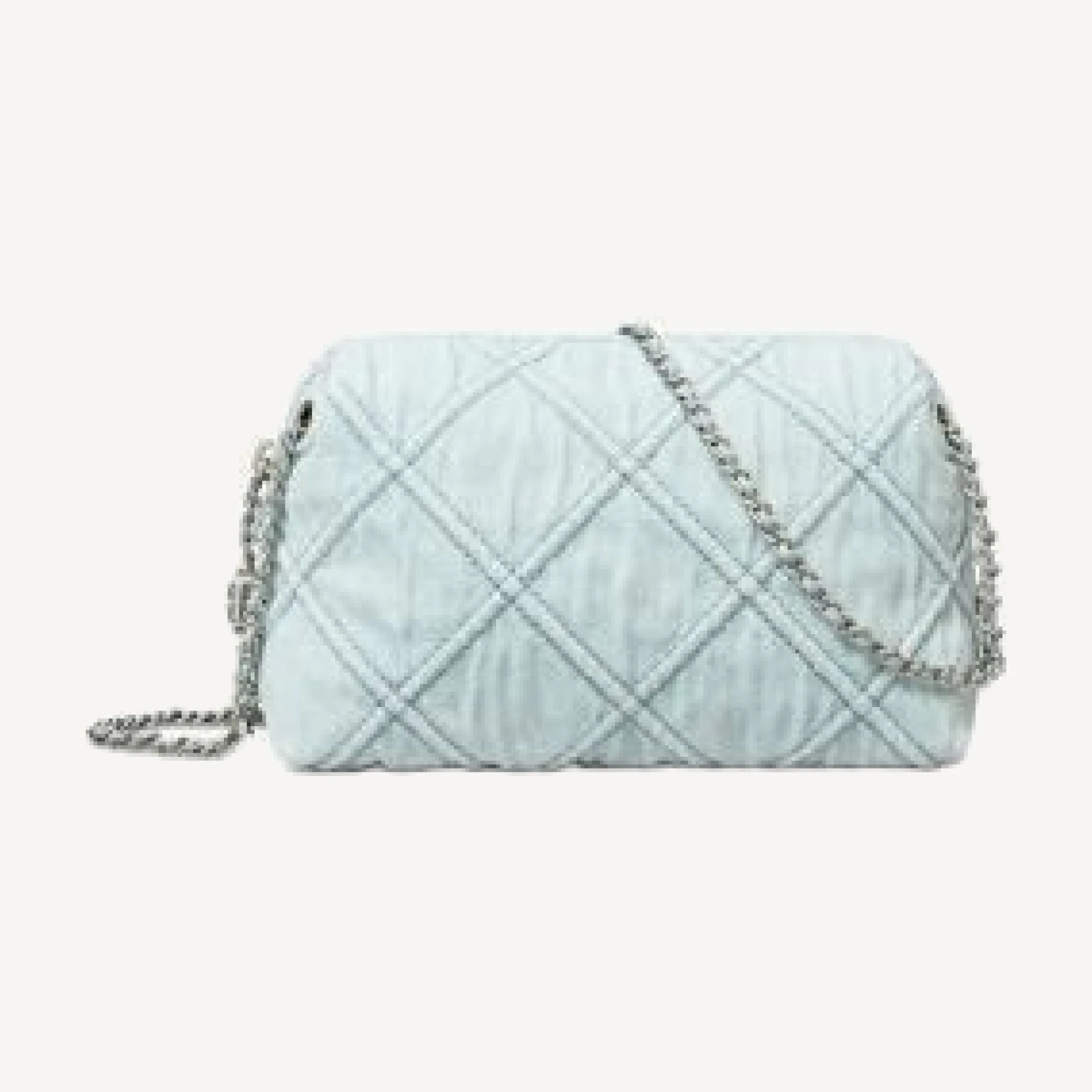 Tory Burch Fleming Denim Crossbody Bag