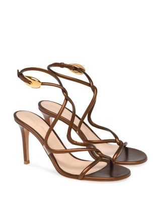 Gianvito Rossi Women's Black Mamba 85 Sandals
