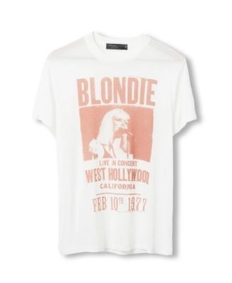 Junk Food Clothing Women's Blondie West Hollywood Vintage-like Tissue Tee