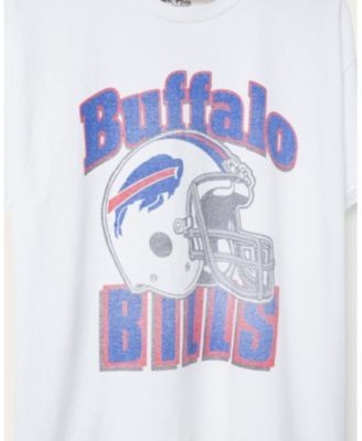 Junk Food Clothing Unisex Nfl Buffalo Bills Throwback Helmet Flea Market Tee