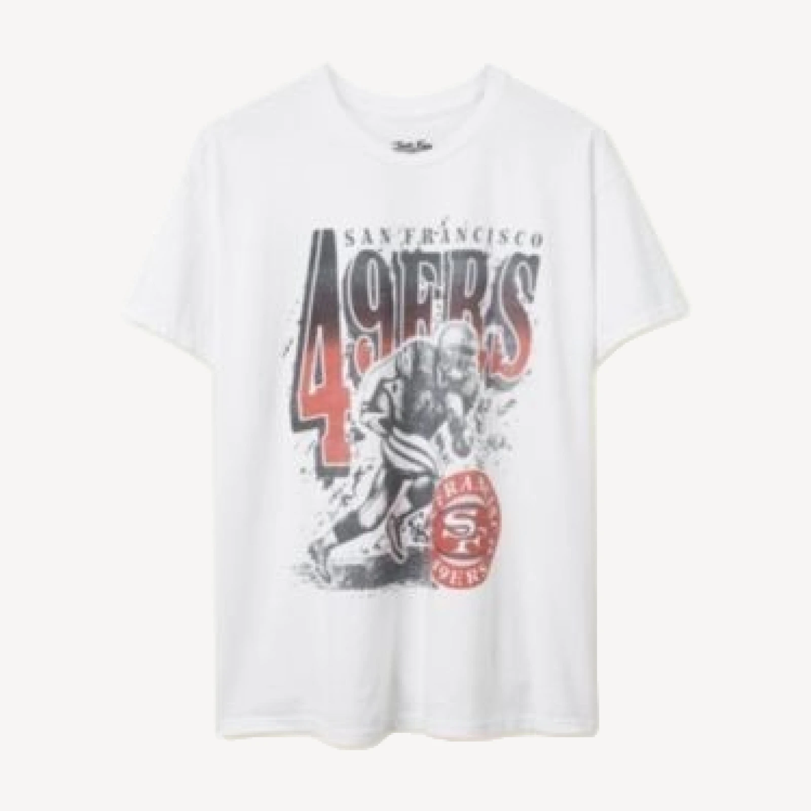 Junk Food Clothing Unisex Nfl San Francisco 49ers Rushing Flea Market Tee
