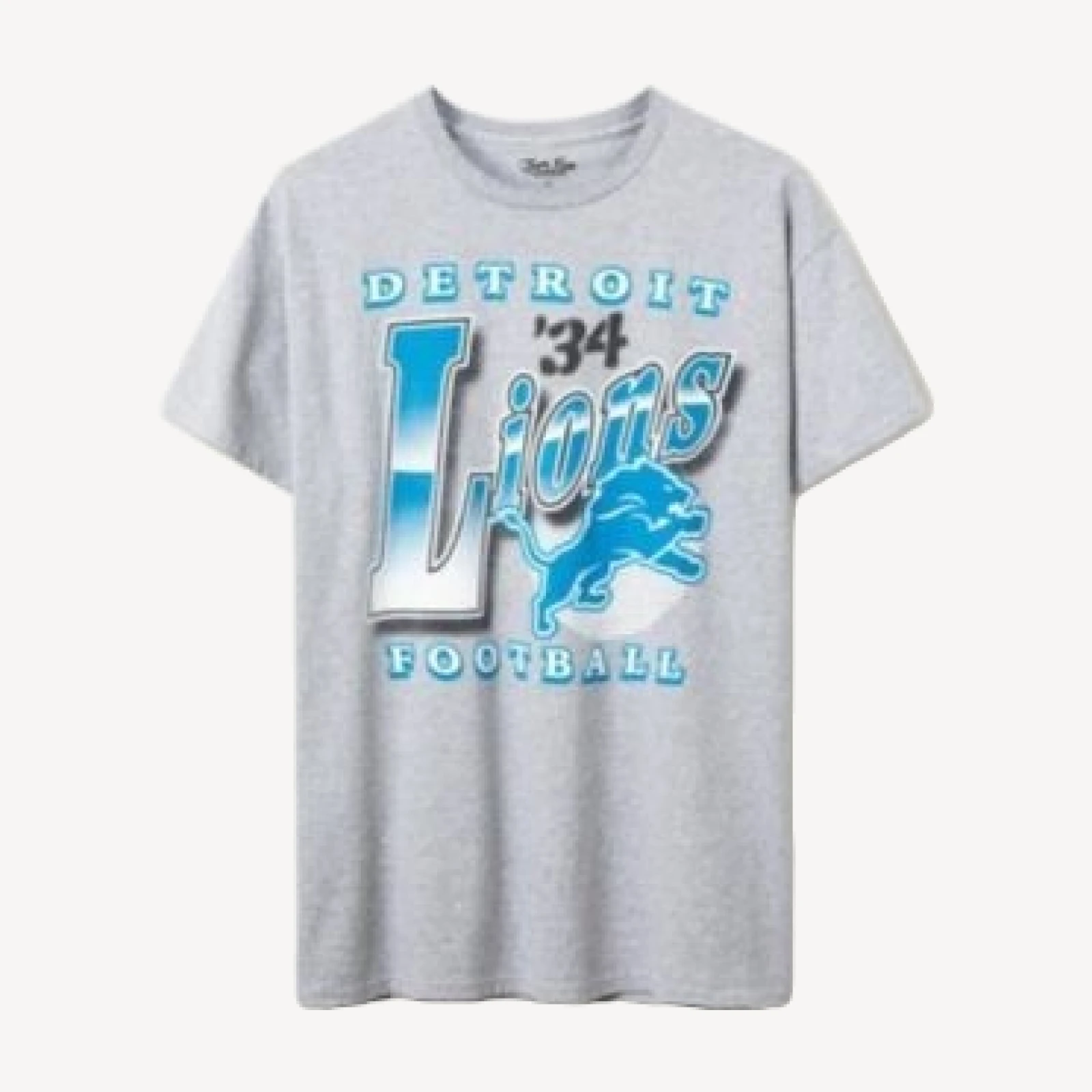 Junk Food Clothing Unisex Nfl Detroit Lions Bootleg Flea Market Tee