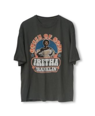 Junk Food Clothing Unisex Aretha Franklin Queen of Soul Oversized Tee