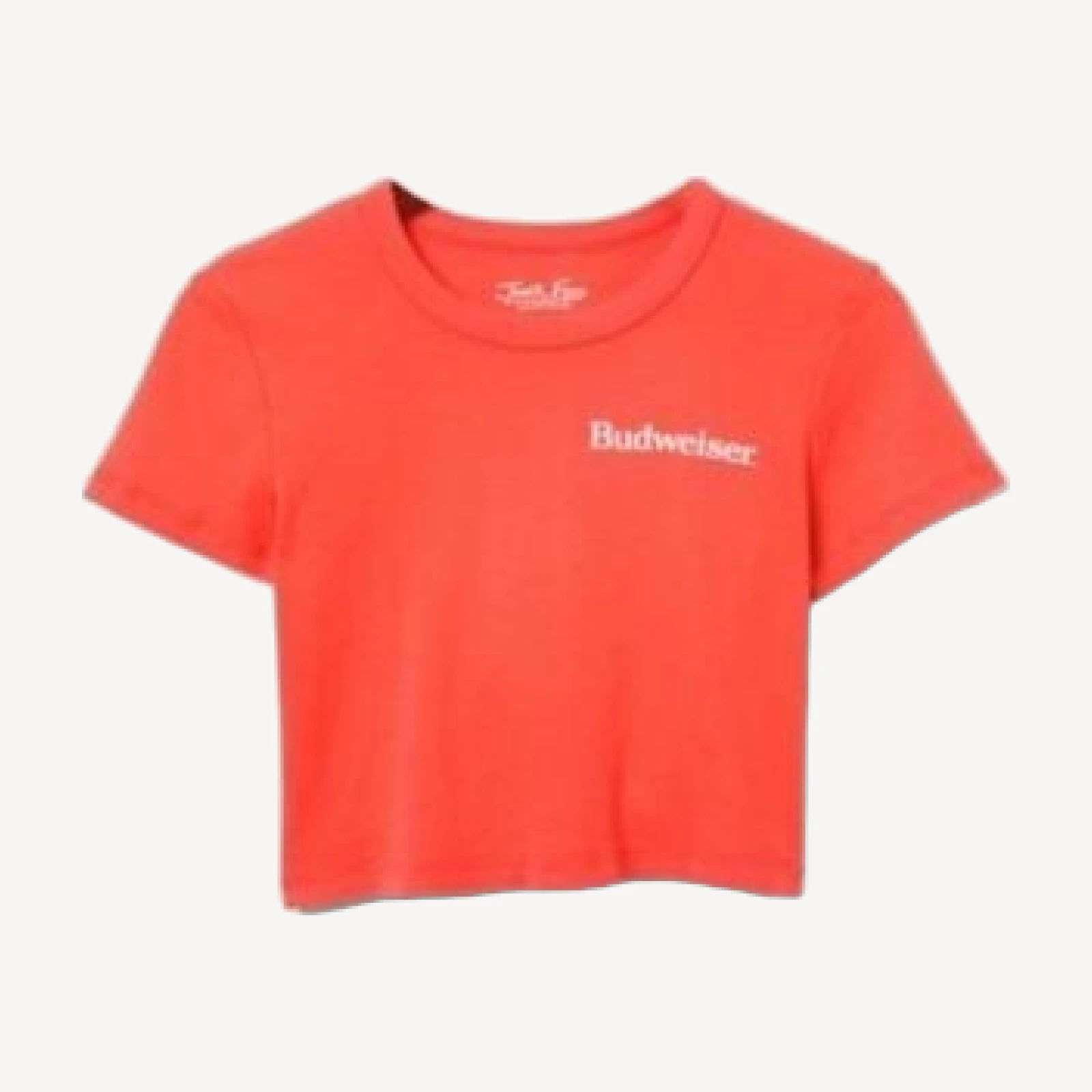 Junk Food Clothing Women's Budweiser Label Baby Tee