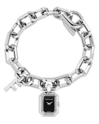 Ferragamo Charm Bracelet Watch, 16.6mm