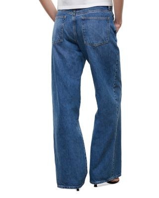 Staud Gus Mid Rise Relaxed Jeans in Vintage Wash