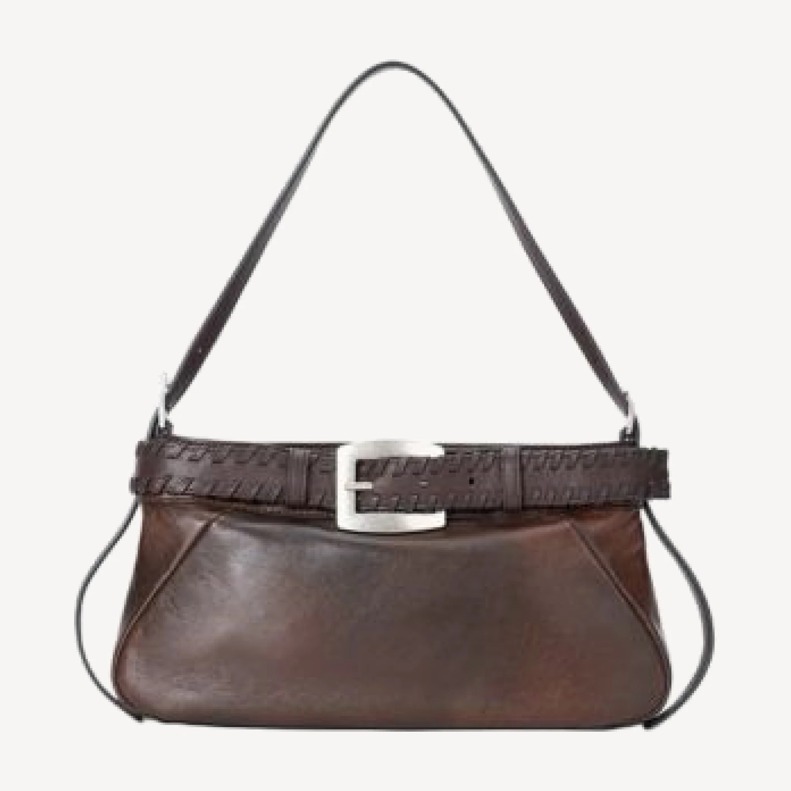 Staud Brooklyn Leather Shoulder Bag