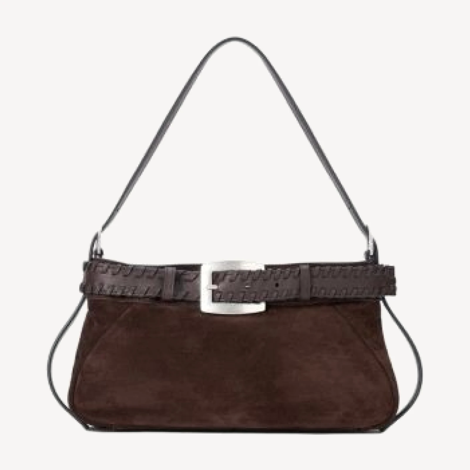 Staud Brooklyn Suede Shoulder Bag