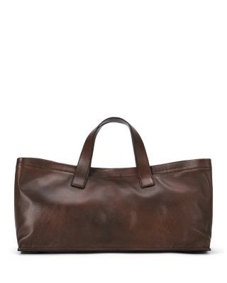 Staud Port East/West Leather Tote